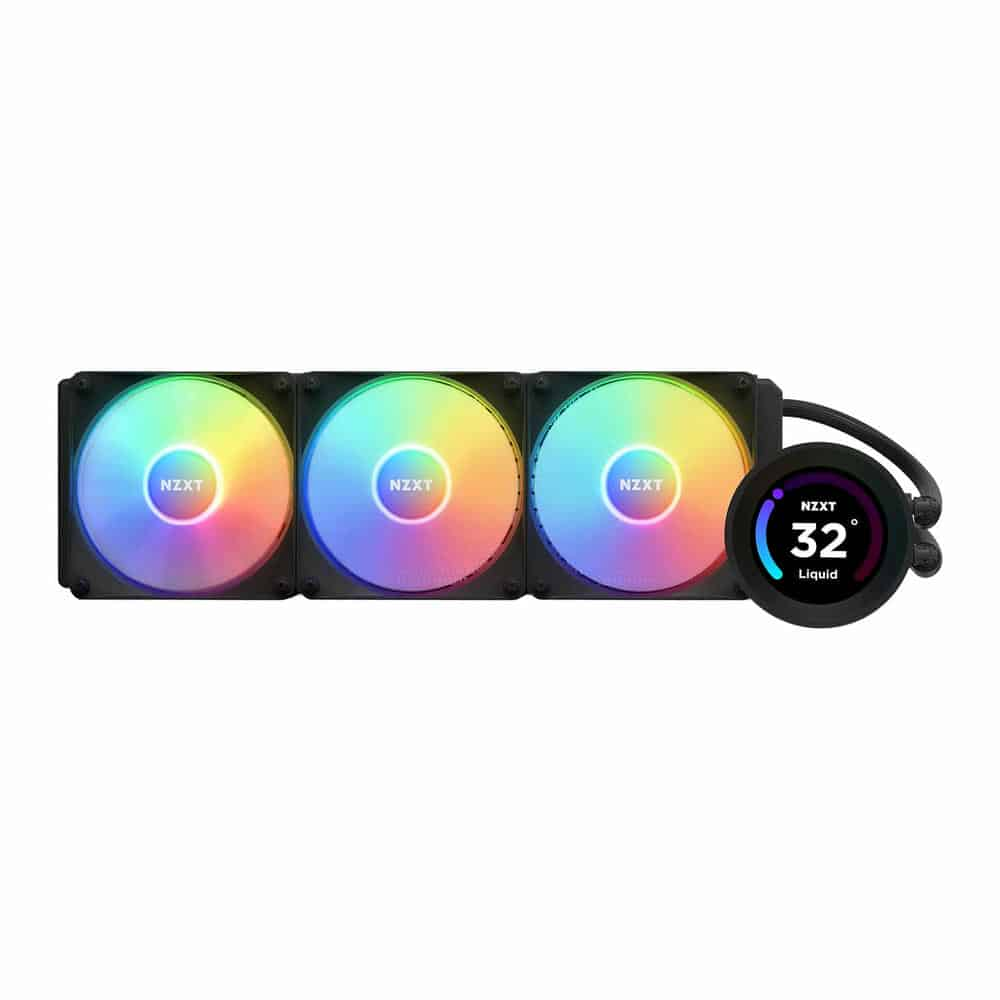 (image for) NZXT Kraken ELite 360 RGB Black AIO Intel/AMD CPU Hydro-Cooler (2023 Edition)